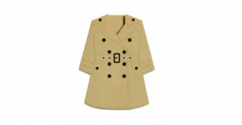 L’iphone col trench