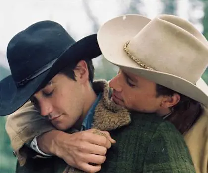 Una scena del film "Brokeback Mountain"