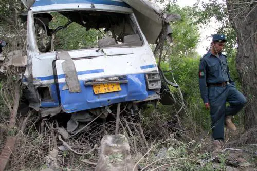 Ispezione al luogo dell'attacco alla Corte suprema di Kabul