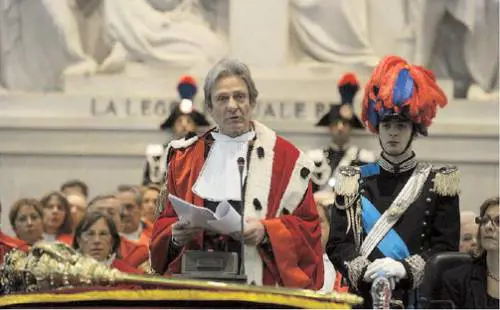 Il presidente della Corte d’Appello di Milano, Giovanni Canzio