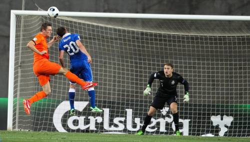 Fabio Borini nel match contro l'Olanda