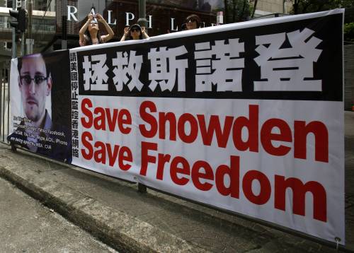 La Cina: Snowden non è una nostra spia
