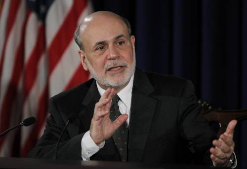 Bernanke: "Da dicembre meno aiuti"