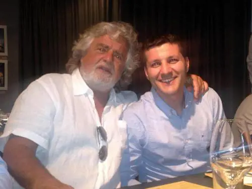Beppe Grillo e il neo sindaco di Ragusa Federico Piccitto