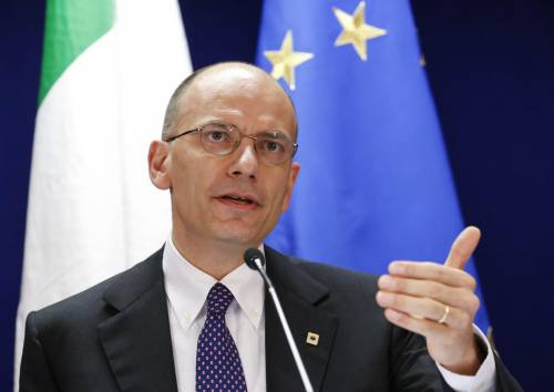 Il premier Enrico Letta al vertice Ue