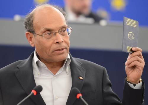 Il presidente tunisino Moncef Marzouki