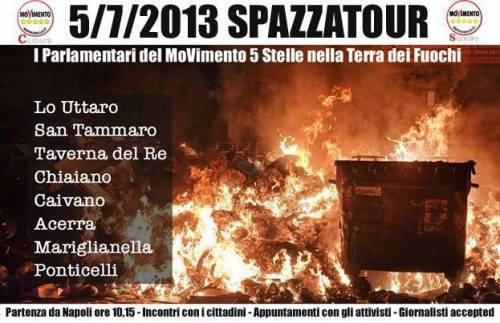Grillini di nuovo "in gita": in Campania per lo Spazzatour