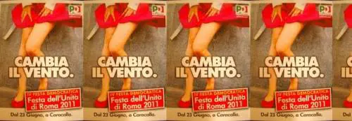 Il cartellone della Festa dell'Unità 2011 che fece scandalo