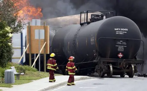 Canada, treno daragliato