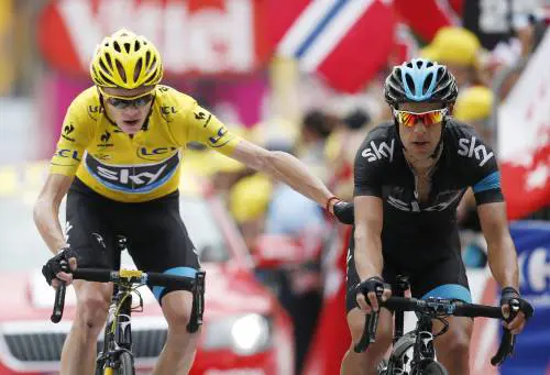 Tour: sull'Alpe d'Huez il trionfo di Riblon Terzo posto per Moser, Froome resiste alla crisi