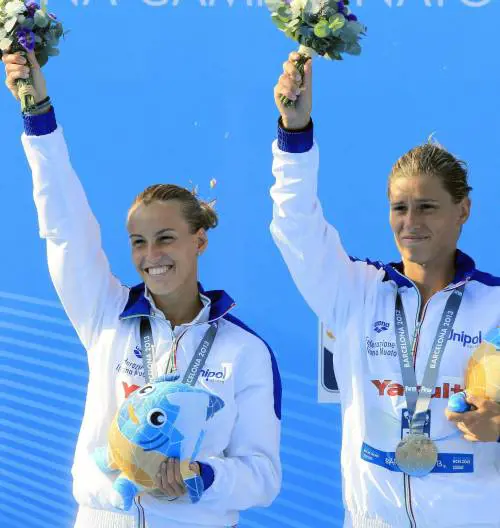 Mondiali di tuffi, medaglia d'argento per Cagnotto e Dallapè