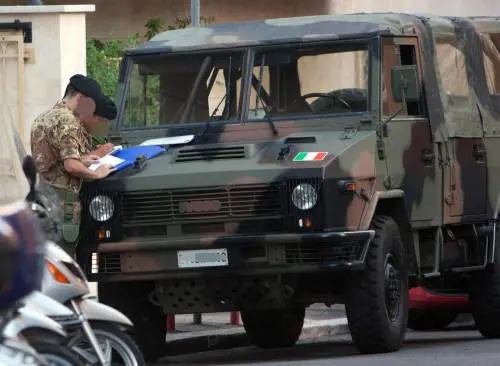 Militari in presidio sotto casa di Erich Priebke