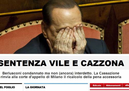 Giuliano Ferrara: "Sentenza vile e cazzona"