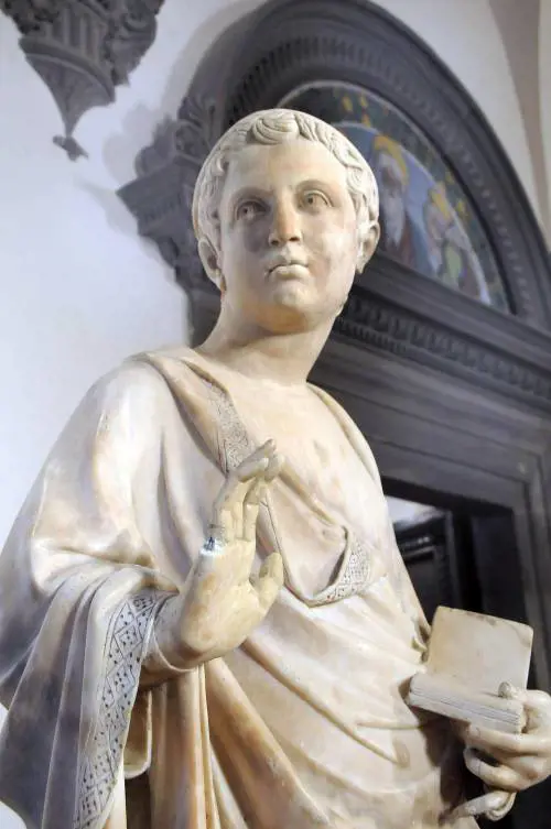La statua custodita nel Museo dell'Opera del Duomo di Firenze