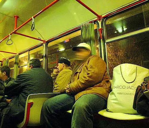 Rissa con il coltello, paura sul busUn dominicano è stato disarmato da due passeggeri