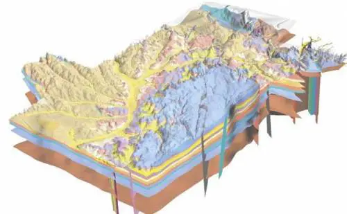 Mappa in 3D per il sottosuolo