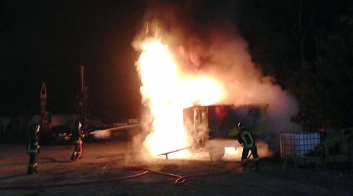 Val Susa, ancora un attentato Bruciato container dell'Italcoge