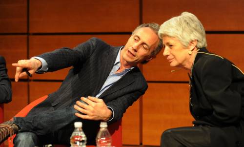 Barbara Spinelli e Marco Travaglio