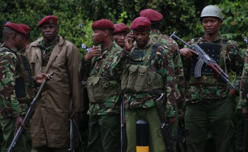 Nairobi, forze di sicurezza in azione