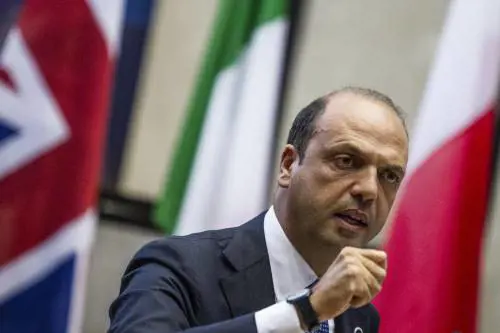 Il ministro dell'interno Angelino Alfano
