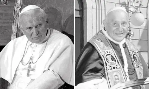 Roncalli e Wojtyla  santi il 27 aprile