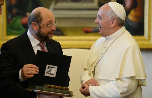 Papa Francesco e Martin Schultz