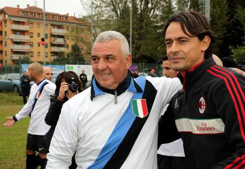 Milan-Inter, derby anni '60 in memoria di Claudio Lippi. Doppieta di Inzaghi