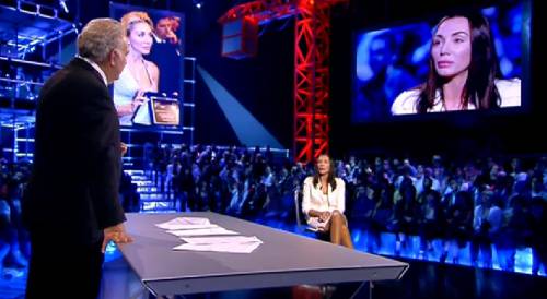Michele Santoro intervista Michelle Bonev a "Servizio pubblico"