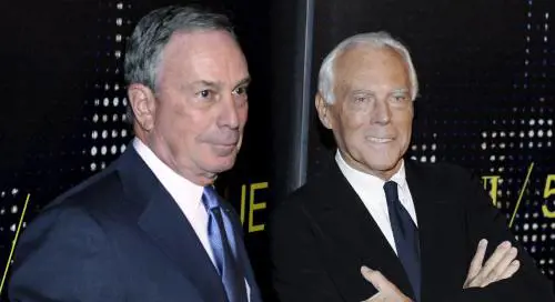 Giorgio è il re d'America A New York l'Armani Day