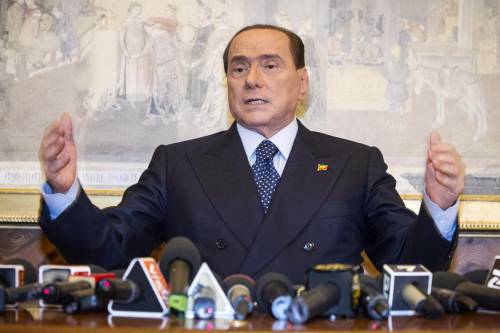 Silvio Berlusconi a Palazzo Grazioli