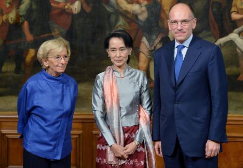 Aung San Suu Kyi: "L'Italia resti vicina alla Birmania"