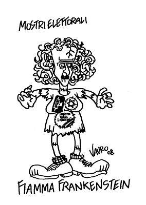 La vignetta di Vauro sulla Nirenstein