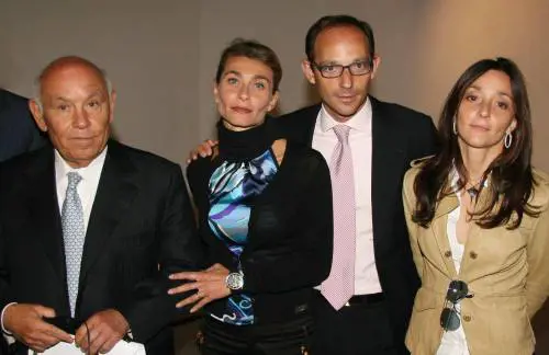 Salvatore Ligresti con i figli Giulia, Paolo e Jonella