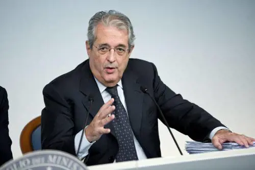 Il ministro dell'Economia Fabrizio Saccomanni