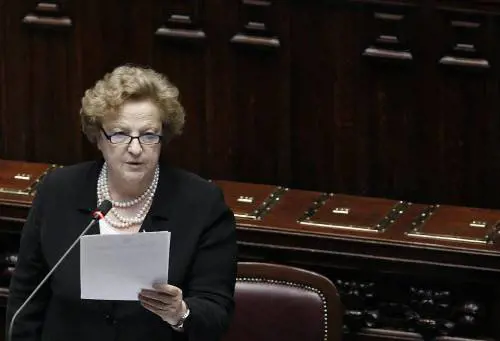 Il ministro dell'Interno Annamaria Cancellieri riferisce in Aula