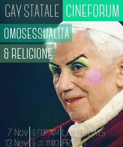 Sfida dei vescovi ai gay anti-Ratzinger