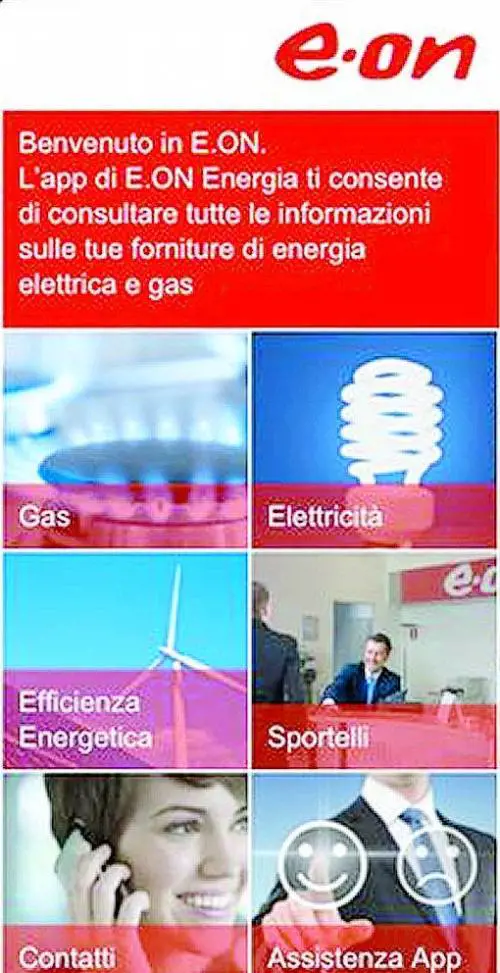 E.ON, bolletta sotto controllo con la nuova «app» mobile
