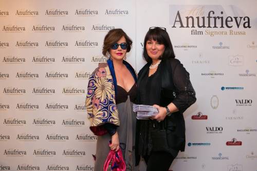 Mila con la regista russa Nadezhda Gorkunova, autrice del film "Signora russa" tratto dalla vita di Mila