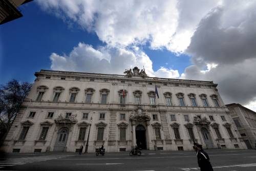 Il palazzo della Consulta a Roma, sede della Corte Costituzionale