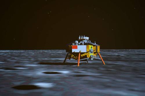 I cinesi sulla Luna Il "coniglio di giada" atterra sul satellite