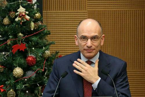 Il premier Enrico Letta alla conferenza stampa di fine anno