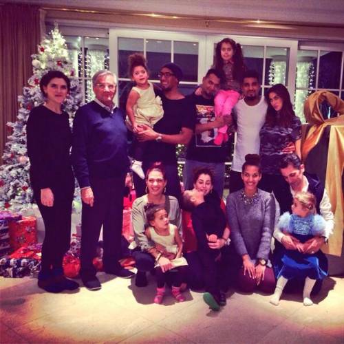 La foto di famiglia che Boateng ha postato su Twitter la Vigilia di Natale