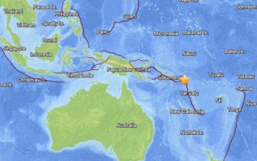 Terremoto di magnitudo 8.0 nelle isole Solomon
