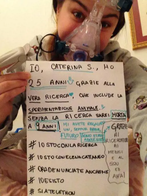 Caterina Simonsen, in una foto pubblicata su Facebook