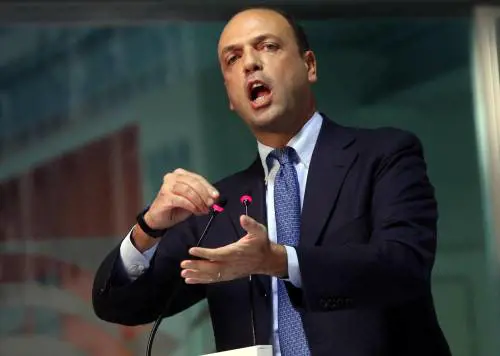 Il vicepremier Angelino Alfano