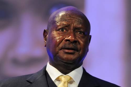 Il presidente dell'Uganda Yoweri Museveni
