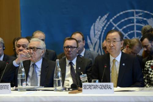 Siria, a Ginevra 2 è scontro tra Ban Ki-moon e il ministro degli Esteri di Assad