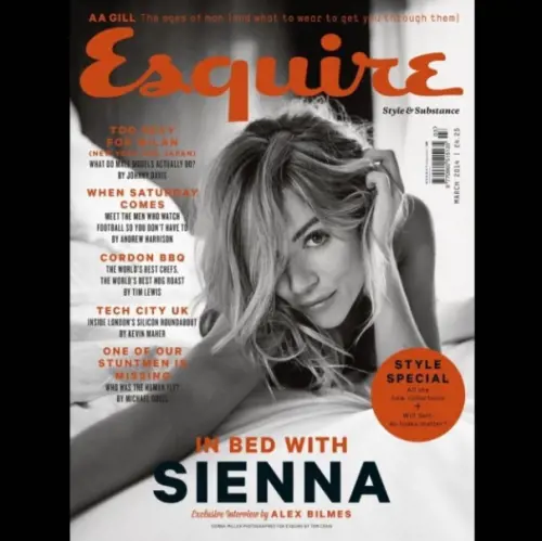 Sienna Miller in topless sulle pagine di "Esquire"