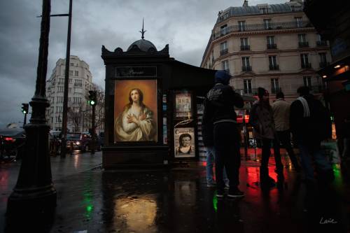 Parigi, i capolavori dell'arte al posto delle pubblicità