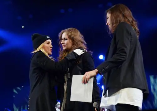 Madonna in concerto a Brooklyn con due delle Pussy Riot